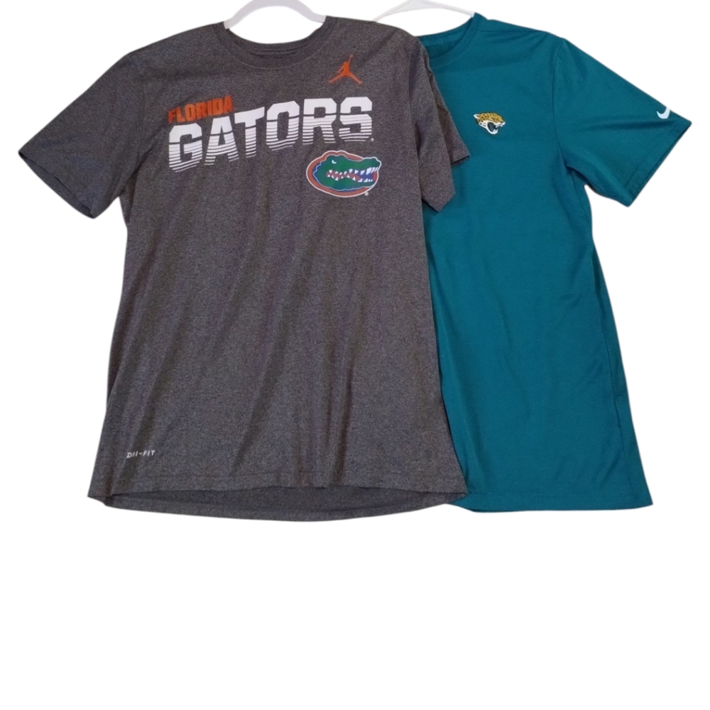 Bundle Of 2 Nike Sz S T-shirt Florida Gators Jacksonville Jaguars Graphics